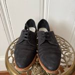 Frēda Salvador Wit d'Orsay Derby Black Suede Shoes Size 6.5 Photo 3