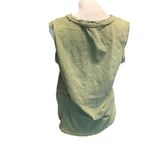 Madewell  women's size medium military green sleeveless shirt Photo 1