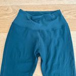 Alo Yoga - High Waist Alosoft Lounge Leggings in Dark Teal Green Photo 1