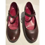 ABEO BIO SYSTEM BROWN LEATHER MARY JANES HEELS PUMPS SHOES WOMENS SZ 8.5 Photo 1