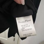 Privacy Please Black Ribbed Button Down Dress Size Small Photo 3