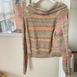Anthropologie BOGO  Daily Practice Multicolor Striped V-Neck Sweater Small Photo 8
