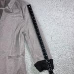 Skies Are Blue  Blazer Jacket Women Large Collarless Open Front 3/4 Roll Sleeve Photo 6