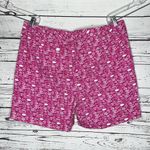 Talbots  Size 18 Pink - White Tropical Fish Print Cotton Blend Shorts Photo 1