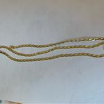 14k Gold Flat Curb Chain Photo 3