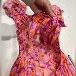 Brand new w tags Robertson + Rodeo tanger ruffle maxi fuchsia Dress S rayon Pink Photo 6