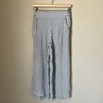 Wilfred  black and white striped tie back capri pants Photo 2