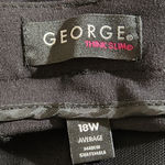 George Womens Black Dress Pants Size 18W NWT Photo 8