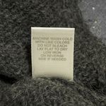 matty m Tunic Turtleneck Sweater Wool Alpaca Long Sleeve Gray Black Sz S Small Photo 6