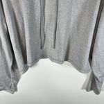 Athleta  Hoodie Women's Large Heathered Grey Drawstring Cropped Pullover Athletic Photo 2