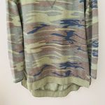 Z Supply  Oversized Pullover Camo Top Green Sz XS Photo 2