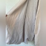 Skies Are Blue  Hannah Modal Blend Light Pink Cropped Sleeves Blazer Jacket; XL Photo 2