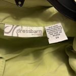 Dress Barn Vintage Light Green Lime Women's 2X 3/4 Sleeve Button Down Photo 5