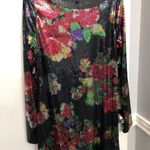 EXPRESS Floral Sequins Dress Photo 0