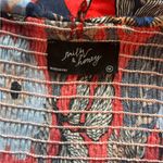 Milk & Honey Off Shoulder Crop Stretch Top Size M Red Floral Tropical Size M Photo 4