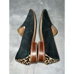 Crown & Ivy Women’s Black Leather Pointed Loafer Flats Shoe US 8 Photo 3