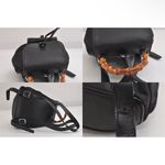 Gucci Black Backpack with Bamboo Handle Photo 5