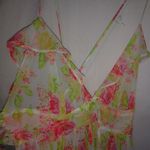 Victoria's Secret Victoria Secret S Pink Lime Floral Nightie Negligee Photo 1