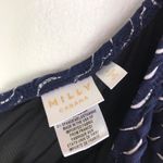 Milly  wave jacquard one shoulder one piece‎ swim cut out side Photo 4