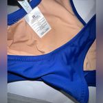J.Crew Heritage Scoop Neck Bikini Top Plus Size 2X Blue Retro Swim Beach New Photo 4
