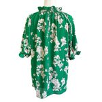Sienna Sky  Green Unlined Floral Blouse Women Top Size Medium | 63-47 Photo 1