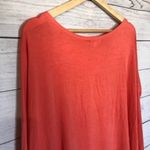 Piko  1988 Dark Orange Bamboo Long Sleeve Loose Fit T-Shirt S Photo 4