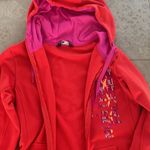 The North Face  Women’s Red Pink Full Zip Hoodie Multi Colored Logo pockets M‎ Photo 7