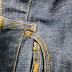 Michael Kors Womens Jeans Size 4 Blue Bedazzled Gold Rivets Flare Leg Denim Photo 1