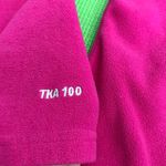  TKA 100 Pink 1/4 zip pullover The North Face Hot Pink Bright Photo 2