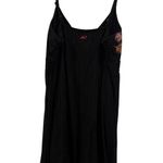 O'Neill Juniors XL Black Cotton Dress Floral Print Spaghetti Straps Summer марка Photo 3
