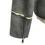 prAna Urban Outfitters Women's Esme Faux Suede Shearling Bomber Jacket Size M Photo 6