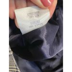 Vintage Y2K Talbots Petites Plaid Linen Vest Women's 6 Button Front USA‎ Made Gray Photo 8