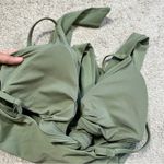 Aerie Women’d Long Wrap Tie One Piece Full Coverage Swimsuit in Green L Photo 9