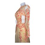 MEIER Women’s Illusion Long Sleeve Embroidery Prom/Formal Dress – Size 8 NWT Red Photo 6