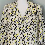 Diane Von Furstenberg DVF  100% Silk Abstract Geometric Print Dress Size 6 Photo 3