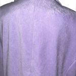 🎄Vintage Lady Dorby Lavender Faux Suede Blazer Jacket Purple Size 16W Photo 7