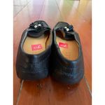 Lauren Ralph Lauren W 7.5 Black Leather Driving Loafers Moccasins Slip Photo 1