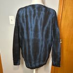 Sundry  x EVEREVE side zip blue tie dye crewneck oversized sweatshirt size 0 (wom Photo 3