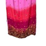 Requirements Vintage Y2K Pink Flower Paisley Print Maxi Skirt Size L Photo 6