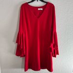 Bailey 44 Elegant Red Bell Sleeve Dress NWT Photo 1