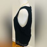Banana Republic  Black Sleeveless eyelet Top size 12 Photo 2