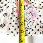 Free People Lightweight Canvas Floral Printed Tote Reusable Shopping Bag Photo 7