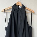 16Arlington Dress Feather Trim Black Cynthia Mini Dress Size US‎ 10 UK 14 Photo 3