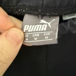 Puma Women’s Medium Black White Sweat Shorts Photo 2