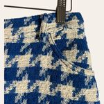 Sandro Sixtine Houndstooth Flounce Mini Skirt Size 6 Photo 7