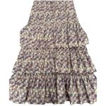 Christy Dawn  The London Dress Floral Print Tiered Maxi‎ Cottagecore Size S Photo 4