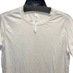 Lululemon  Womens Pima Cotton Short Sleeve Performance T Shirt Gray‎ Size 4 Photo 1
