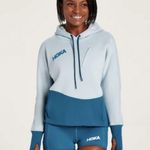Hoka Women’s Gray Black Hoodie Sweatshirt 1110316 “The Rundown” XS Photo 1