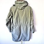 Gap | Anorak Parka Cotton Green Cargo Coat Removable Quilted Jacket | Small Photo 4