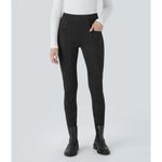 Halara ‎ Women's Suede Leggings Photo 3